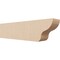 Ekena Millwork 4in. W x 6in. H x 24in. L Greensboro Woodgrain TimberThane Rafter Tail, Primed Tan RFTUR04X06X24GRNRCPR - alternate 1